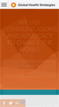 Mobile Screenshot of globalhealthstrategies.com